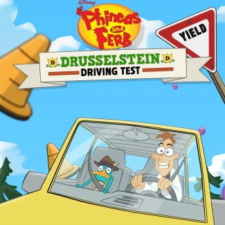 Phineas and Ferb: Drusselstein Driving Test Game